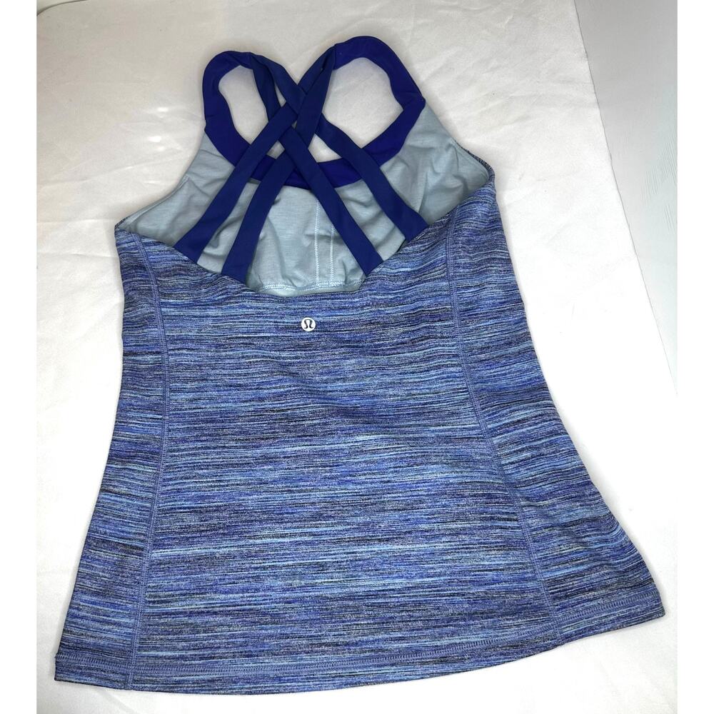lululemon athletica Blue Strappy Tank Top